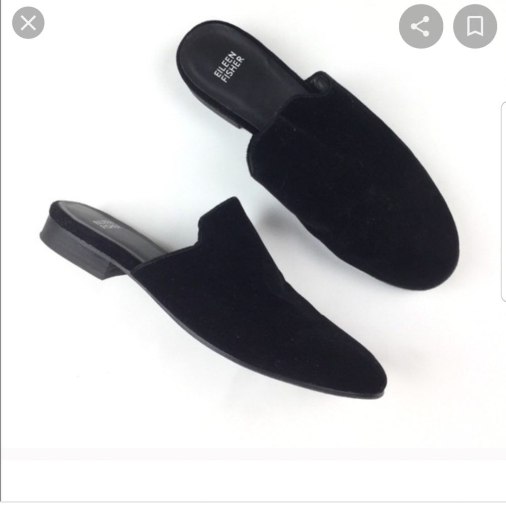 Eileen Fisher Velvet Slides